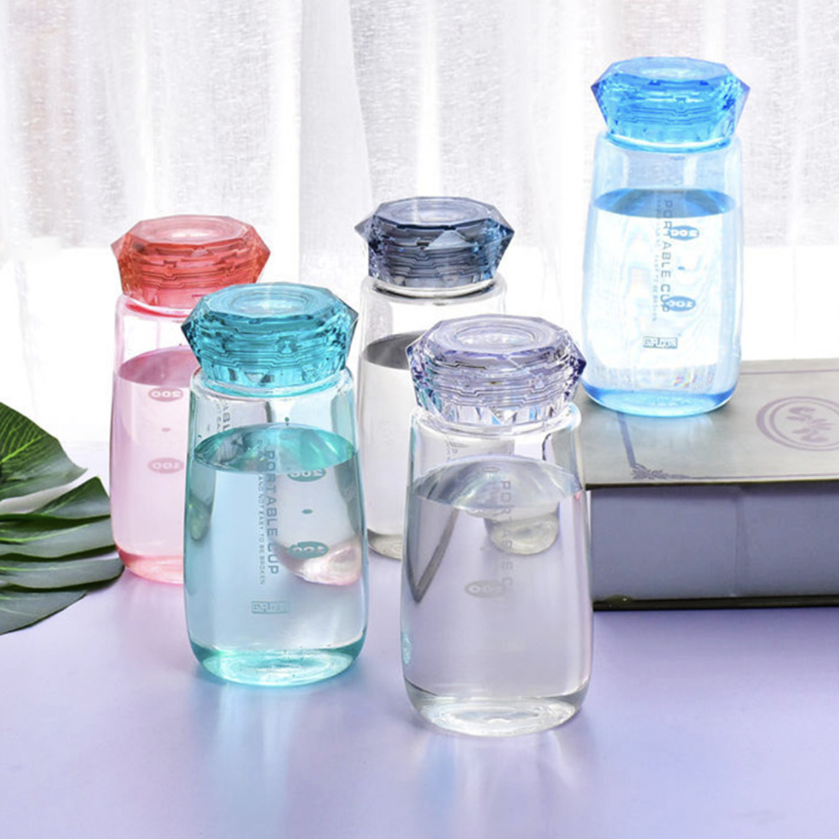 Diamond Plastic Water Bottle (350ml)